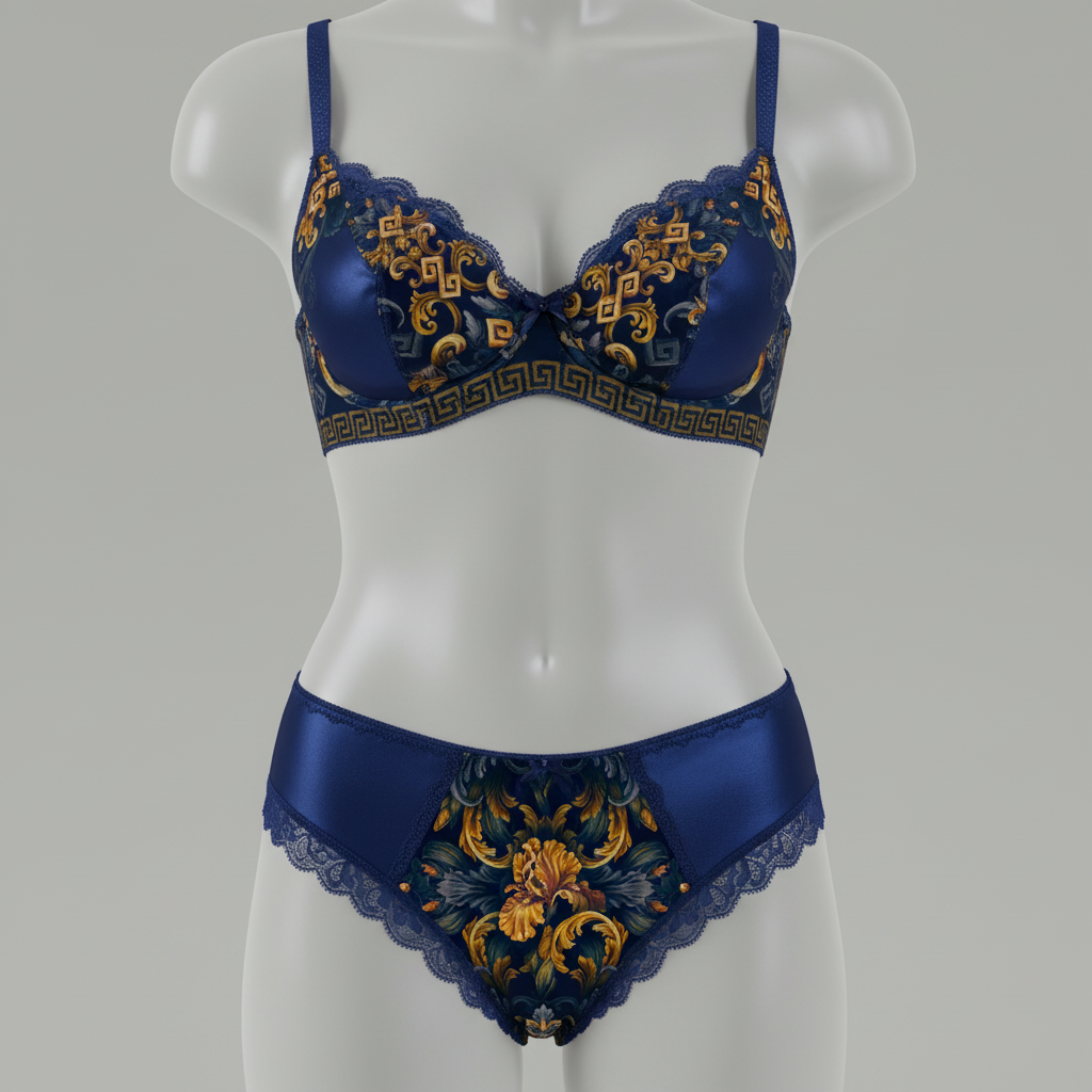 Golden Iris Elegy — Luxury Seamless Pattern for Wallpaper, Textile & Apparel | Hand-painted Premium Design