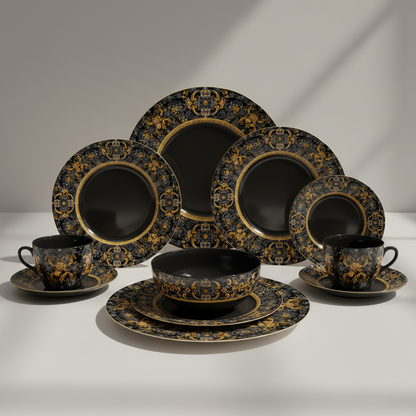 Golden Iris Elegy — Luxury Seamless Pattern for Wallpaper, Textile & Apparel | Hand-painted Premium Design