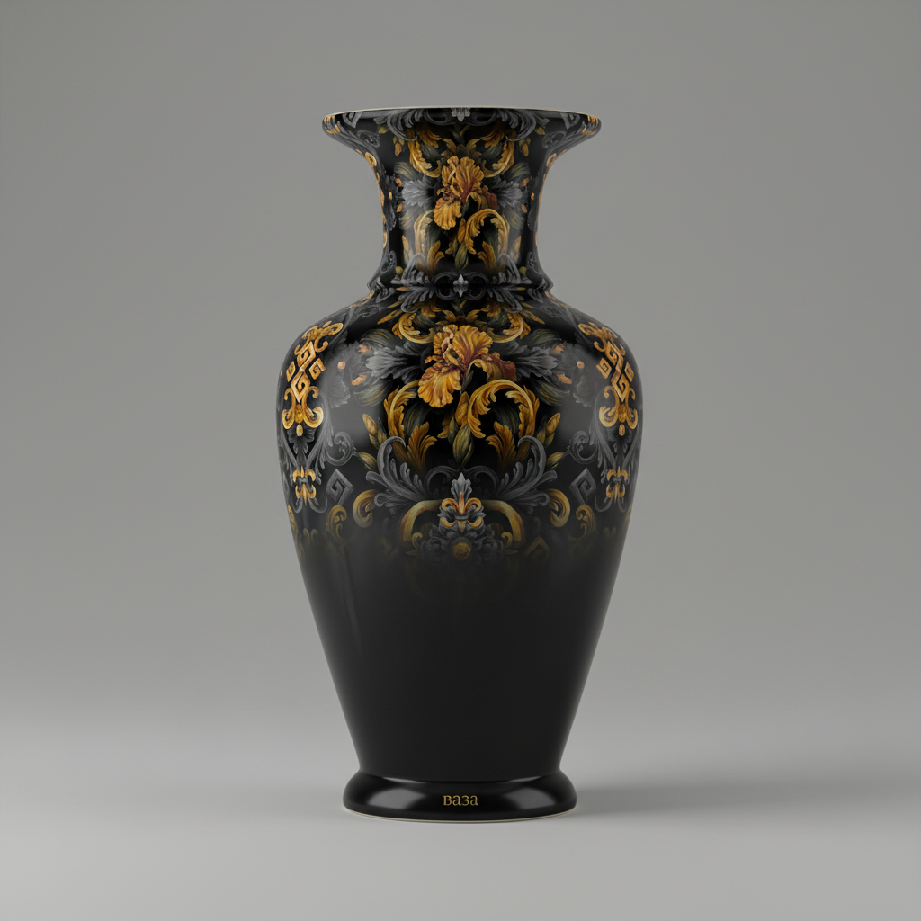 Golden Iris Elegy — Luxury Seamless Pattern for Wallpaper, Textile & Apparel | Hand-painted Premium Design