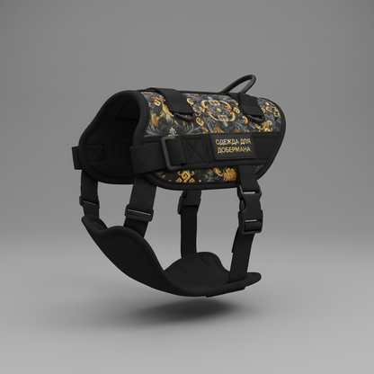 Golden Iris Elegy — Luxury Seamless Pattern for Wallpaper, Textile & Apparel | Hand-painted Premium Design