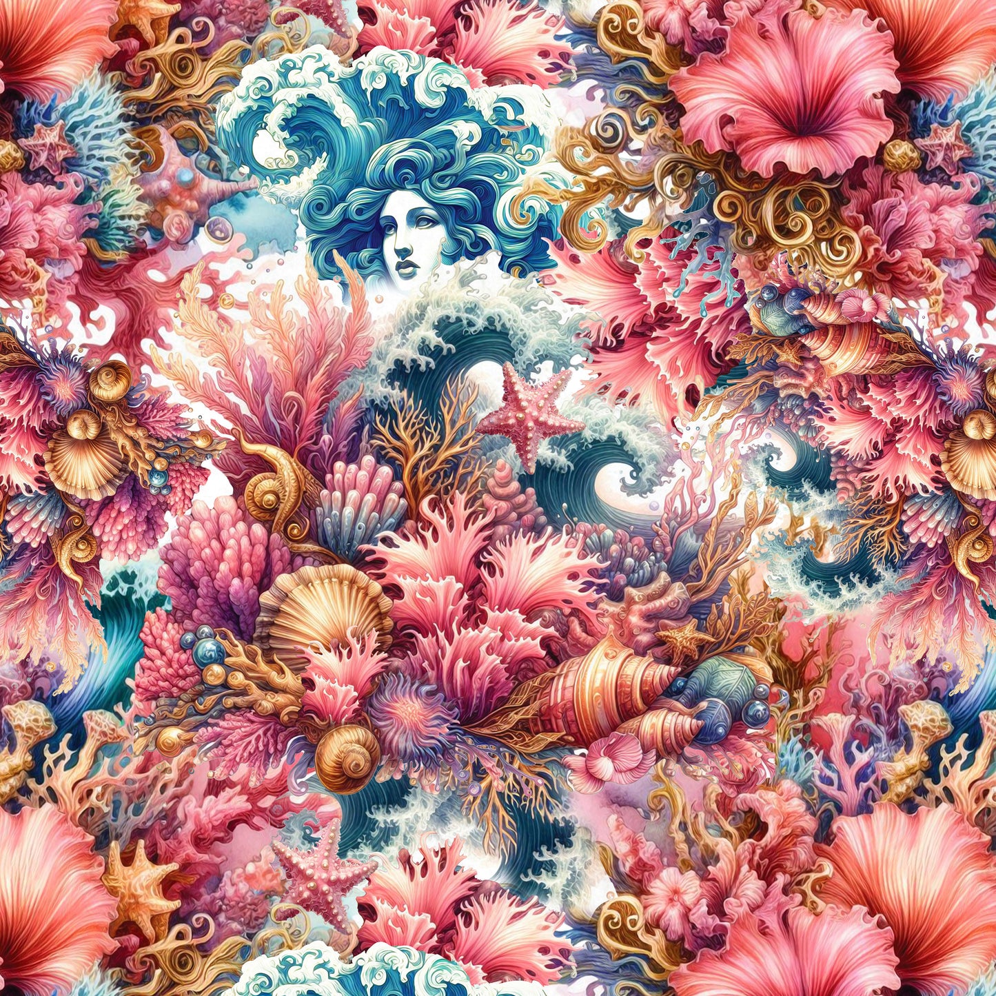 Iris Noir Dorado — Patrón de lujo sin costuras para papel tapiz, textiles y prendas de vestir | Diseño premium pintado a mano