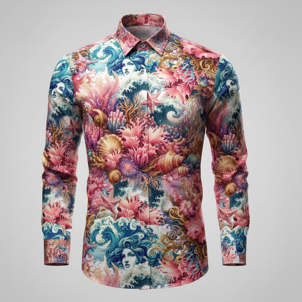 Iris Noir Dorado — Patrón de lujo sin costuras para papel tapiz, textiles y prendas de vestir | Diseño premium pintado a mano